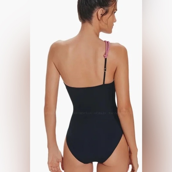 VIX ZAILA Solid Brazilian One-Piece Size Large NWT sexy, strapy bathing suit - Picture 6 of 8